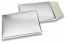 Eko bubbelpåsar i metalliska färger - silverfärgad 180 x 250 mm | PIT Packaging.se | Kuvertland