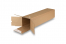 QuattroStar fyrkantiga papprör med förseglingsremsa - 610 x 140 x 140 mm | PIT Packaging.se | Kuvertland