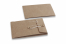 Kuvert med sträng och bricka - 114 x 162 x 25 mm, brunt kraftpapper | PIT Packaging.se | Kuvertland