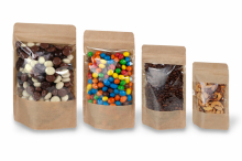 Zippåsar av kraftpapper med stort fönster | PIT Packaging.se | Kuvertland
