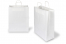 Papperspåsar med snurrade handtag - vita, 320 x 140 x 420 mm, 100 gr | PIT Packaging.se | Kuvertland