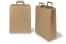 Papperspåsar med platta handtag - bruna, 320 x 140 x 420 mm | PIT Packaging.se | Kuvertland