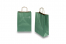 Papperspåsar med snurrade handtag - mörkgrön metallisk, 220 x 100 x 310 mm, 90 gr | PIT Packaging.se | Kuvertland