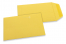 Färgade fickkuvert - Smörblomma gula, 85 x 125 mm | PIT Packaging.se | Kuvertland