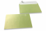 Limegröna färgade pärlemor kuvert - 162 x 229 mm | PIT Packaging.se | Kuvertland