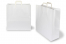 Papperspåsar med platta handtag - vita, 450 x 170 x 420 mm | PIT Packaging.se | Kuvertland
