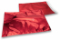 Färgade metalliska foliekuvert röda - 320 x 430 mm | PIT Packaging.se | Kuvertland