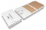 Bokomslag levereras platt - vit | PIT Packaging.se | Kuvertland