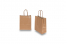 Papperspåsar med snurrade handtag - bronsfärgad, 180 x 80 x 220 mm, 90 gr | PIT Packaging.se | Kuvertland