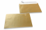 Guldfärgade pärlemor kuvert - 162 x 229 mm | PIT Packaging.se | Kuvertland
