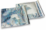 Färgade metalliska foliekuvert silverfärgade holografiska - 220 x 220 mm | PIT Packaging.se | Kuvertland