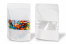 Zippåsar av kraftpapper med fönster - vit, 200 x 300 x 100 mm, 1800 ml | PIT Packaging.se | Kuvertland