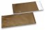 Guld färgade foliekuvert i matt metall - 110 x 220 mm | PIT Packaging.se | Kuvertland