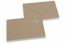 Bruna kuvert i återvunnet papper - 125 x 178 mm | PIT Packaging.se | Kuvertland