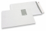 Standard fönsterkuvert, 229 x 324 mm, 100 grs., fönster vänster 55 x 90 mm, fönstrets placering är 20 mm från vänster och 60 mm från toppen, förseglingsremsa | PIT Packaging.se | Kuvertland