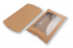 Bruna kuddaskar - 162 x 229 x 35 mm - med fönster 120 x 180 mm | PIT Packaging.se | Kuvertland