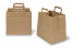 Papperspåsar med platta handtag - bruna, 260 x 175 x 245 mm | PIT Packaging.se | Kuvertland