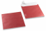 Röda färgade pärlemor kuvert - 170 x 170 mm | PIT Packaging.se | Kuvertland