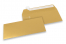 Guld metallisk färgade kuvert av papper - 110 x 220 mm | PIT Packaging.se | Kuvertland
