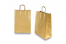 Papperspåsar med snurrade handtag - guldfärgad, 260 x 120 x 350 mm, 90 gr | PIT Packaging.se | Kuvertland