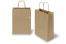 Papperspåsar med snurrade handtag - bruna randiga, 220 x 100 x 310 mm, 90 gr | PIT Packaging.se | Kuvertland