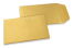 Färgade fickkuvert - Guldfärgad, 85 x 125 mm | PIT Packaging.se | Kuvertland