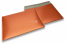 Eko bubbelpåsar i matta, metalliska färger - orange 320 x 425 mm | PIT Packaging.se | Kuvertland
