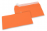 Orangea färgade kuvert av papper - 110 x 220 mm | PIT Packaging.se | Kuvertland