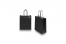 Papperspåsar med snurrade handtag - svart, 180 x 80 x 220 mm, 90 gr | PIT Packaging.se | Kuvertland