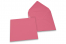 Färgade kuvert till gratulationskort - rosa, 155 x 155 mm | PIT Packaging.se | Kuvertland