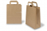 Papperspåsar med platta handtag - bruna, 220 x 105 x 280 mm | PIT Packaging.se | Kuvertland