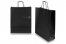 Papperspåsar med snurrade handtag - svart, 320 x 120 x 410 mm, 100 gr | PIT Packaging.se | Kuvertland
