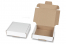 Brevpack med topplock - vit, 110 x 110 x 28 mm | PIT Packaging.se | Kuvertland