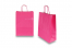 Papperspåsar med snurrade handtag - cerise rosa, 260 x 120 x 350 mm, 90 gr | PIT Packaging.se | Kuvertland