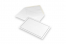 Kuvert till begravningskort - Vita + dubbelram, 120 x 185 mm | PIT Packaging.se | Kuvertland