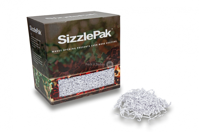 Strimlat papper SizzlePak - Vit (1.25 kg), 80 gsm papper