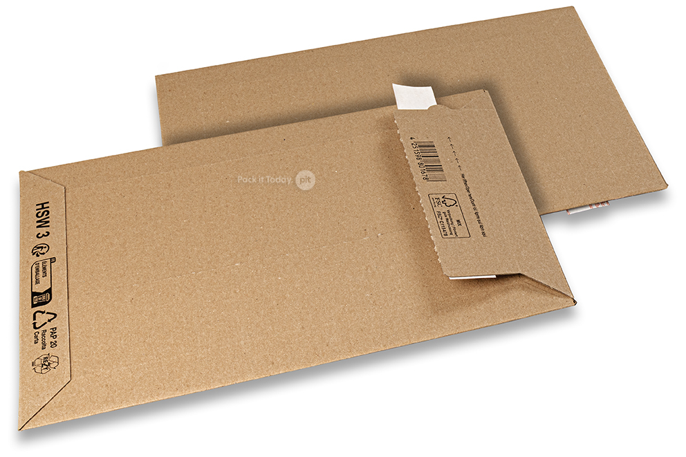 Fraktkuvert av wellpapp - 220 x 320 mm