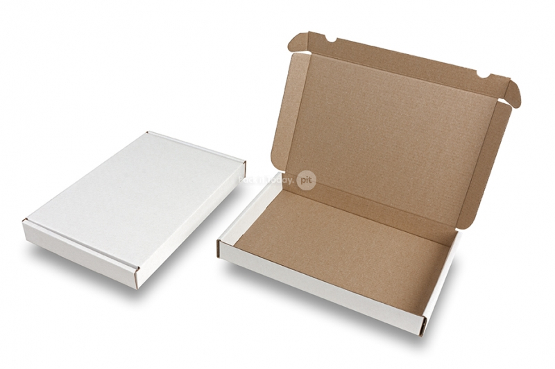 Brevpack med topplock - vit
