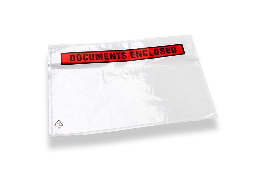 Packsedelskuvert med utskrift  - A5, 165 x 225 mm