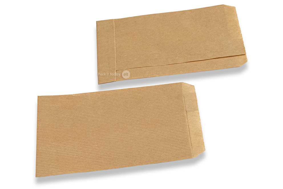 Papperspåsar av kraftpapper - 100 x 160 mm
