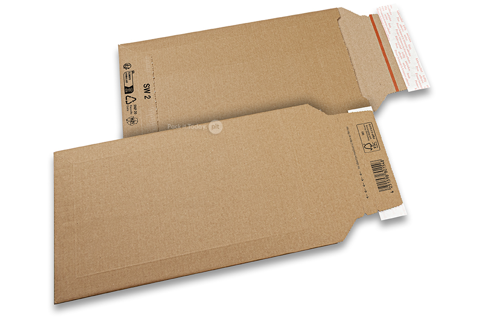 Wellpappkuvert - 190 x 310 mm, SW2