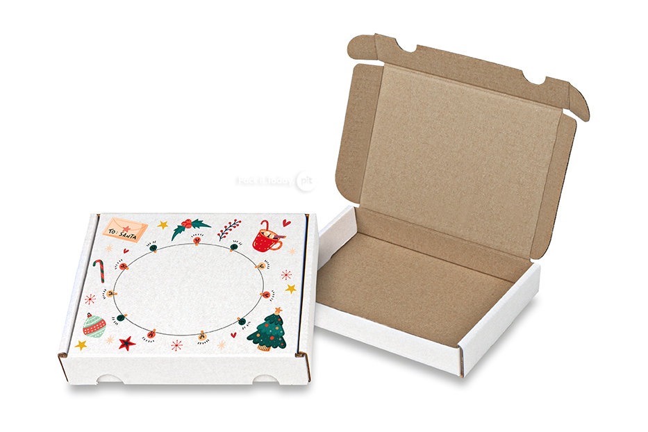 Brevpack med julmotiv - Julmotiv - 160 x 120 x 25 mm